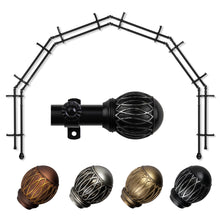 Load image into Gallery viewer, Tyoma 13/16" 6-Sided Double Bay Curtain Rod