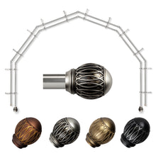 Load image into Gallery viewer, Tyoma 13/16" 6-Sided Double Bay Curtain Rod