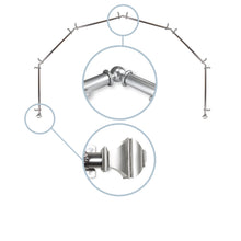 Load image into Gallery viewer, Marion 13/16" 6-Sided Bay Curtain Rod