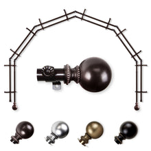 Load image into Gallery viewer, Jordana 13/16" 6-Sided Double Bay Curtain Rod