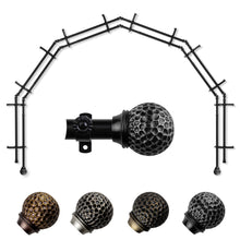 Load image into Gallery viewer, Celio 13/16" 6-Sided Double Bay Curtain Rod