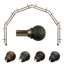 Load image into Gallery viewer, Celio 13/16" 6-Sided Double Bay Curtain Rod