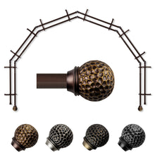 Load image into Gallery viewer, Celio 13/16" 6-Sided Double Bay Curtain Rod