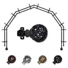 Load image into Gallery viewer, Leanette 13/16" 6-Sided Double Bay Curtain Rod