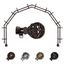 Load image into Gallery viewer, Leanette 13/16" 6-Sided Double Bay Curtain Rod