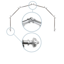 Load image into Gallery viewer, Sierra 13/16" 6-Sided Bay Curtain Rod