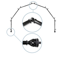 Load image into Gallery viewer, Arielle 13/16" 6-Sided Bay Curtain Rod