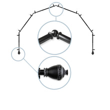 Load image into Gallery viewer, Amelie 13/16" 6-Sided Bay Curtain Rod