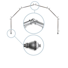 Load image into Gallery viewer, Amelie 13/16" 6-Sided Bay Curtain Rod