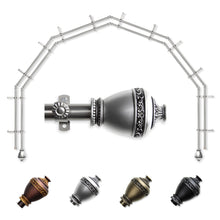 Load image into Gallery viewer, Amelie 13/16" 6-Sided Double Bay Curtain Rod