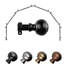 Load image into Gallery viewer, Jaylin 13/16" 6-Sided Bay Curtain Rod