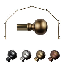 Load image into Gallery viewer, Jaylin 13/16" 6-Sided Bay Curtain Rod
