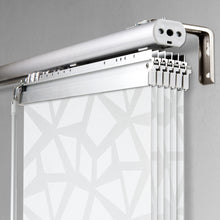 Load image into Gallery viewer, Shattered 6-Panel Single Rail Panel Track Extendable 48"-84"W, Panel width 15.75" - 50% LIGHT-FILTERING