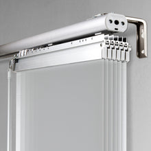Load image into Gallery viewer, Winter 6-Panel Single Rail Panel Track Extendable 48"-84"W, Panel width 15.75" - 50% LIGHT-FILTERING