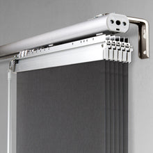 Load image into Gallery viewer, Woven Gray 6-Panel Single Rail Panel Track Extendable 48"-84"W x 91.4"H, Panel width 15.75" - 70% LIGHT-FILTERING