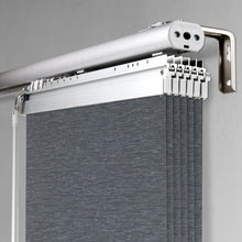 Load image into Gallery viewer, Charcoal Camo 6-Panel Single Rail Panel Track Extendable 48"-84"W x 91.4"H, Panel width 15.75" - 75% LIGHT-FILTERING