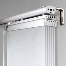 Load image into Gallery viewer, Embroidered Cadet 6-Panel Single Rail Panel Track Extendable 48"-84"W x 91.4"H, Panel width 15.75" - 80% LIGHT-FILTERING