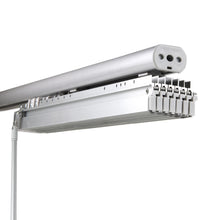 Load image into Gallery viewer, 7-Panel Single Rail Panel Track Extendable 110"-153"W x 91.4"H, Panel width 23.5", Macadamia, Dove