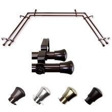 Load image into Gallery viewer, 13/16" Double Bay Curtain Rod