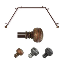 Load image into Gallery viewer, Ornament 13/16" Single Bay Curtain Rod