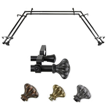 Load image into Gallery viewer, Flair 13/16" Double Bay Curtain Rod