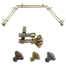 Load image into Gallery viewer, Flair 13/16" Double Bay Curtain Rod