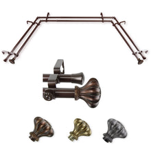 Load image into Gallery viewer, Flair 13/16" Double Bay Curtain Rod