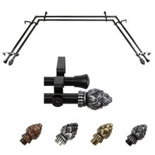 Load image into Gallery viewer, Bud 13/16" Double Bay Curtain Rod
