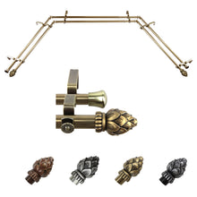 Load image into Gallery viewer, Bud 13/16" Double Bay Curtain Rod