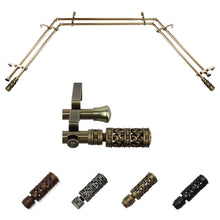 Load image into Gallery viewer, Whirl 13/16" Double Bay Curtain Rod
