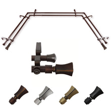 Load image into Gallery viewer, Fort 13/16" Double Bay Curtain Rod