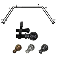 Load image into Gallery viewer, Bonbon 13/16" Double Bay Curtain Rod