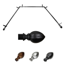 Load image into Gallery viewer, Garnet 13/16" Single Bay Curtain Rod