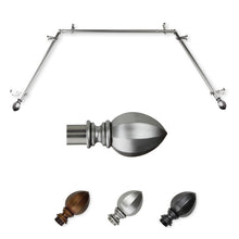 Load image into Gallery viewer, Garnet 13/16" Single Bay Curtain Rod
