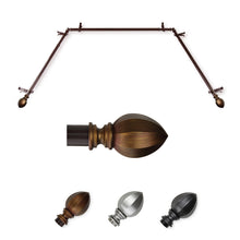 Load image into Gallery viewer, Garnet 13/16" Single Bay Curtain Rod