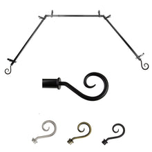 Load image into Gallery viewer, Curl 13/16" Single Bay Curtain Rod