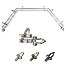 Load image into Gallery viewer, Spire 13/16" Double Bay Curtain Rod