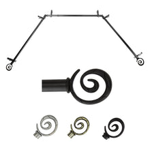 Load image into Gallery viewer, Spiral 13/16" Single Bay Curtain Rod