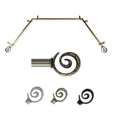 Load image into Gallery viewer, Spiral 13/16" Single Bay Curtain Rod