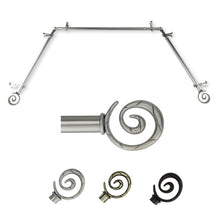 Load image into Gallery viewer, Spiral 13/16" Single Bay Curtain Rod