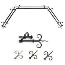 Load image into Gallery viewer, Fleur 13/16" Double Bay Curtain Rod