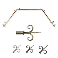 Load image into Gallery viewer, Fleur 13/16" Single Bay Curtain Rod