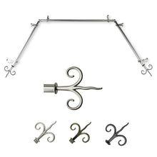 Load image into Gallery viewer, Fleur 13/16" Single Bay Curtain Rod