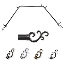 Load image into Gallery viewer, Swan 13/16" Single Bay Curtain Rod