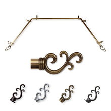 Load image into Gallery viewer, Swan 13/16" Single Bay Curtain Rod