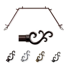 Load image into Gallery viewer, Swan 13/16" Single Bay Curtain Rod