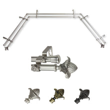Load image into Gallery viewer, Bloom 13/16" Double Bay Curtain Rod