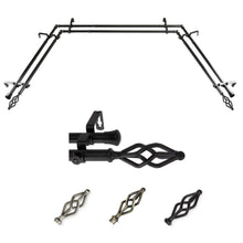 Load image into Gallery viewer, Marquise 13/16" Double Bay Curtain Rod