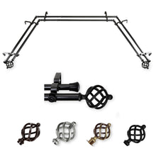 Load image into Gallery viewer, Twist 13/16" Double Bay Curtain Rod