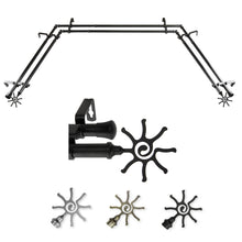 Load image into Gallery viewer, Sun 13/16" Double Bay Curtain Rod